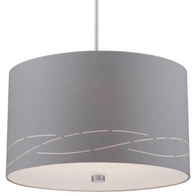 Silver Laser Drum Pendant by Philips Forecast Lighting - Starlight Lighting USA and Canada